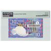 Image 2 : Netherlands 10 Gulden 1997 Proefserie IJsvogel Pick 99 PMG Superb Gem Uncirculated 67 EPQ