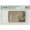 Image 1 : Netherlands 25 Gulden 1940 Princess JEZ Pick 57 PMG Gem Uncriculated 66 EPQ