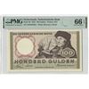 Image 1 : Netherlands 100 Gulden 1953 Erasmus Pick 88 PMG Gem Uncirculated 66 EPQ