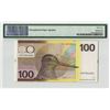 Image 2 : Netherlands 100 Gulden 1977 Snipe Bird Pick 97 PMG Gem Uncirculated 65 EPQ