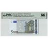 Image 1 : European Union 5 Euro 2002 Netherlands P006A2 Duisenberg Pick 1p PMG Gem UNC 66 EPQ