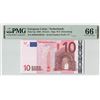 Image 1 : European Union 10 Euro 2002 Netherlands G001D3 Duisenberg Pick 2p PMG Gem Uncirculated 66 EPQ