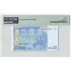 Image 2 : European Union 20 Euro 2002 Netherlands G002H3 Duisenberg Pick 3p PMG Gem UNC 66 EPQ