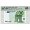 Image 1 : European Union 100 Euro 2002 Finland D001D4 Duisenberg Pick 5l PMG Superb Gem UNC 67 EPQ