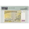 Image 2 : European Union 200 Euro 2002 Netherlands G001B2 Duisenberg Pick 6p PMG Superb Gem Uncirculated 67 EP