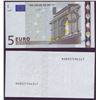 Image 1 : European Union 5 Euro 2002 AU/UNC Printing Error Austria F002H6 Duisenberg Pick 1n