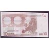 Image 2 : European Union 10 Euro 2002 AU/UNC Cutting Error France L004C1 Duisenberg Pick 2u