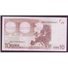 Image 2 : European Union 10 Euro 2002 EF/AU Ink Smear Error Austria F010D6 Trichet Pick 9n