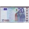 Image 1 : European Union 20 Euro 2002 VF/EF Inking Error France L043D2 Trichet Pick 10u