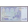 Image 2 : European Union 20 Euro 2002 UNC- Cutting Error France L060B1 Trichet Pick 10u