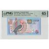 Image 1 : Suriname 5 Gulden 2000 TDLR Pick 146 PMG Gem Uncirculated 65 EPQ