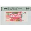 Image 1 : Suriname 10 Gulden 1996 TDLR Pick 137b PMG Gem Uncirculated 66 EPQ