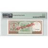 Image 2 : Suriname 25 Gulden 1963 Specimen JEZ Pick 122s PMG Gem Uncirculated 67 EPQ TOP POP!