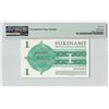 Image 2 : Suriname 1 Dollar 2004 JEZ Pick 155 PMG Gem Uncirculated 66 EPQ
