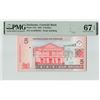 Image 1 : Suriname 5 Dollar 2004 Pick 157a PMG Superb Gem Uncirculated 67 EPQ