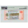 Image 2 : Suriname 5 Dollar 2004 Pick 157a PMG Superb Gem Uncirculated 67 EPQ