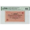 Image 1 : Curacao 2½ Gulden 1920 Remainder Pick 7Cr PMG Choice Uncirculated 64