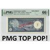 Image 1 : Netherlands Antilles 5 Gulden 1962 Specimen Pick 1s PMG Gem Uncirculated 66 EPQ TOP POP