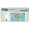 Image 2 : Netherlands Antilles 5 Gulden 1986 Pick 22a PMG Superb Gem Uncirculated 67 EPQ