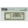 Image 2 : Netherlands Antilles 10 Gulden 1962 Remainder / Error / Without serial numbers Pick 2r PMG Choice Ab