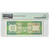 Image 2 : Netherlands Antilles 10 Gulden 1979 Serial 0000000567! Pick 16a PMG Superb Gem Uncirculated 68 EPQ T