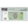 Image 2 : Netherlands Antilles 10 Gulden 1986 Pick 23a PMG Gem Uncirculated 66 EPQ