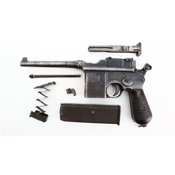 5/10, GERMAN MAUSER, MODEL: C96 BROOMHANDLE 712, CALIBER: 7.63 MAUSER