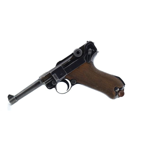 6/10, WWII GERMAN, MODEL: LUGER P08 RUSSIAN CAPTURE, CALIBER: 9MM LUGER