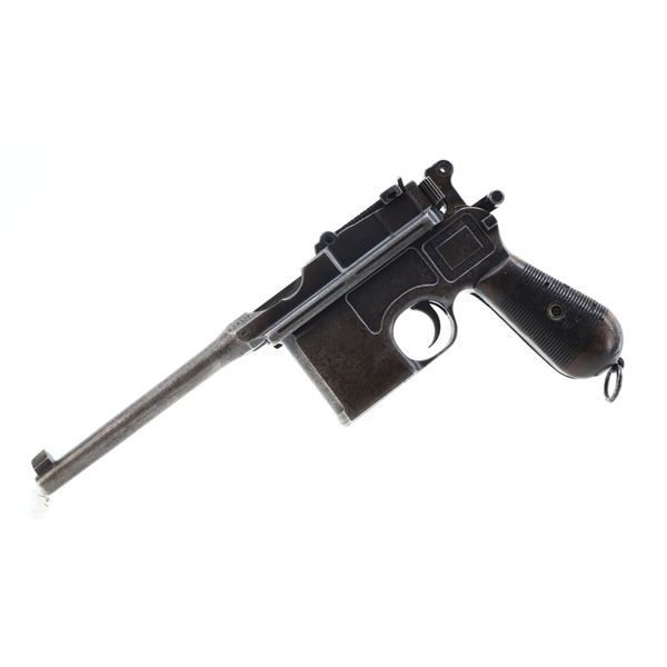 6/10, MAUSER, MODEL: C96 BROOMHANDLE, CALIBER: 7.63 MAUSER