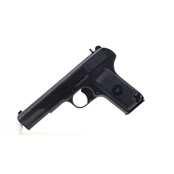 8+/10, TOKAREV, MODEL: TYPE 54 TT33 COPY, CALIBER: 7.62 X 25