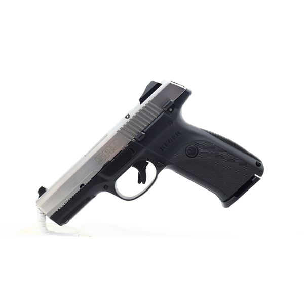 AS NEW IN CASE, RUGER, MODEL: SR9, CALIBER: 9MM LUGER