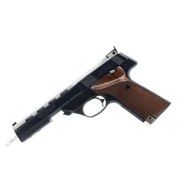 8/10, HIGH STANDARD, MODEL: THE VICTOR MILITARY , CALIBER: 22 LR