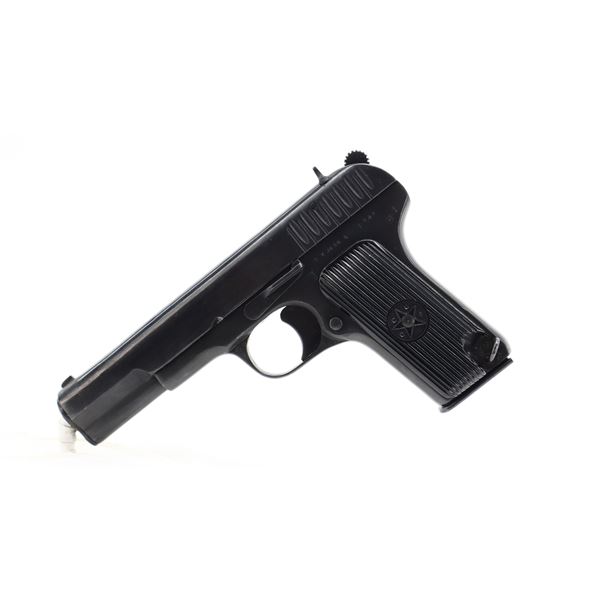 7+/10, RUSSIAN TOKAREV, MODEL: TT33, CALIBER: 7.62 X 25 TOKAREV