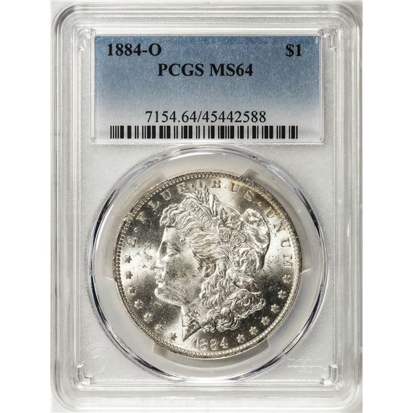 1884-O $1 Morgan Silver Dollar Coin PCGS MS64