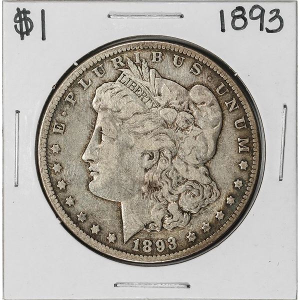 1893 $1 Morgan Silver Dollar Coin