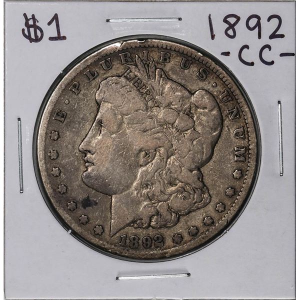 1892-CC $1 Morgan Silver Dollar Coin