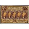 Image 1 : July 17, 1862 First Issue Twenty-Five Cents Fractional Currency Note