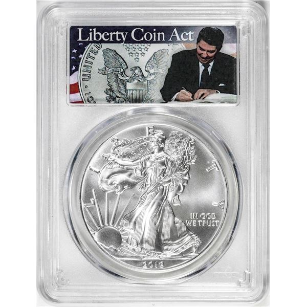 2019 $1 American Silver Eagle Coin PCGS MS70