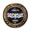 Image 1 : .999 Silver Crystal Casino Aruba $10 Casino Limited Edition Gaming Token