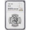 Image 1 : 1955 Proof Franklin Half Dollar Coin NGC PF67