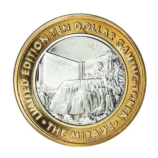 .999 Silver The Mirage Las Vegas, Nevada $10 Casino Limited Edition Gaming Token