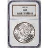 Image 1 : 1883 $1 Morgan Silver Dollar Coin NGC MS65