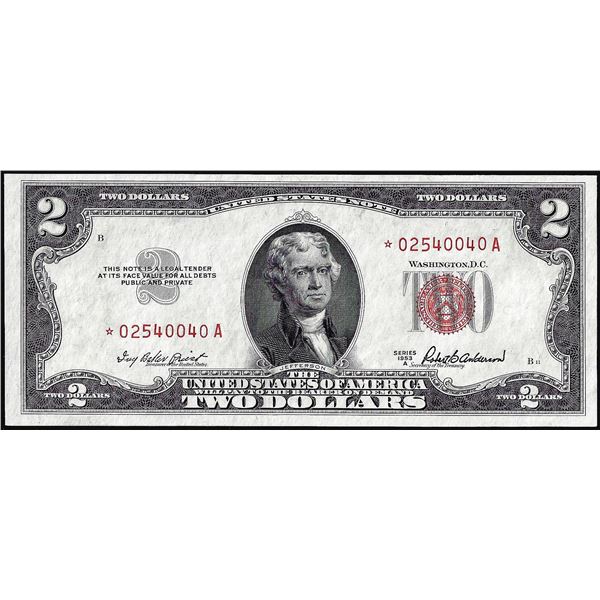 1953A $2 Legal Tender Star Note