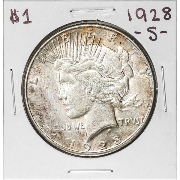 1928-S $1 Peace Silver Dollar Coin