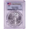 Image 1 : 1991 $1 American Silver Eagle Coin PCGS MS69 First Strike