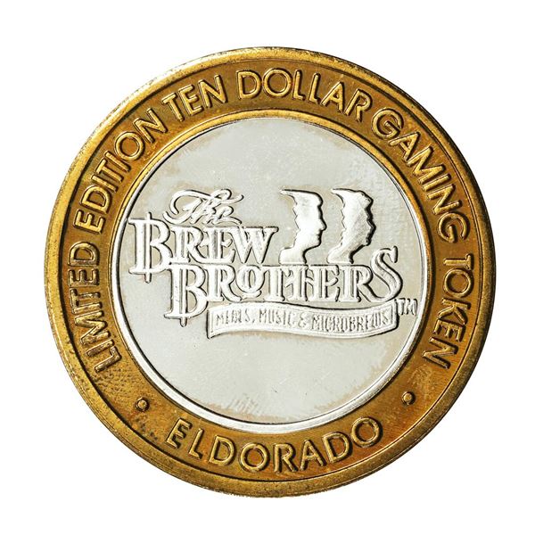 .999 Silver Eldorado Hotel & Casino $10 Casino Limited Edition Gaming Token
