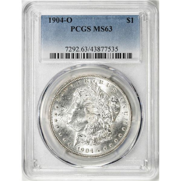 1904-O $1 Morgan Silver Dollar Coin PCGS MS63