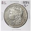 Image 1 : 1884-S $1 Morgan Silver Dollar Coin