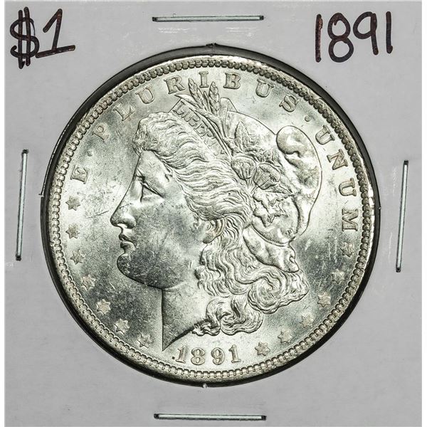 1891 $1 Morgan Silver Dollar Coin