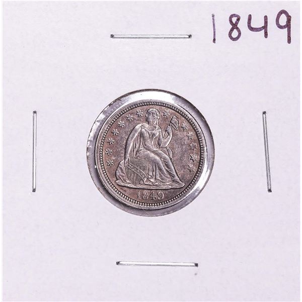 1849 Seated Liberty Dime Coin